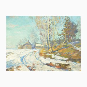 Sunny March, Oil on Board, 1955