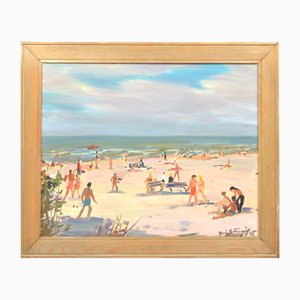 Juris Germanis, Jurmala, Oil on Canvas, 21st Century