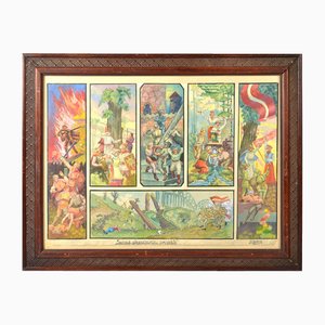 Valters Uzticis, Wandmalerei Projekt, Aquarell auf Papier