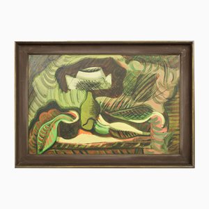 Beets, Oil on Board, 20th Century