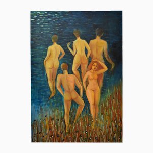 Anatoly Grishenko, Summer, Oil on Canvas