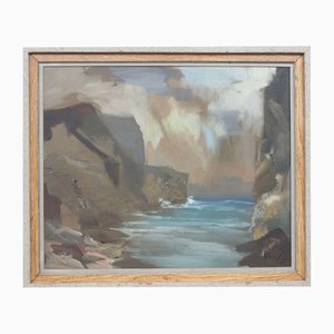 Landscape, 20th Century, Oil on Board