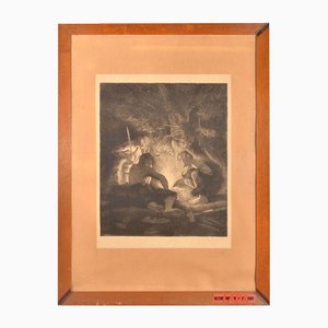 K.Midel, Miracle, 1934, Etching
