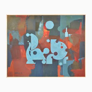 Vivarium, Oil on Canvas, 20th Century