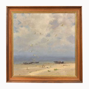 Morning, Oil on Canvas, 20th Century