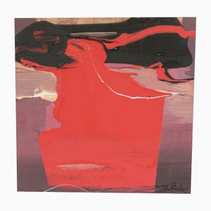 Abstraction, Oil on Board, 21st Century