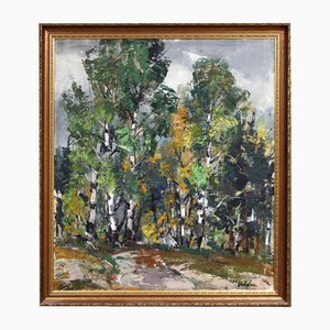 Harijs Veldre, The Sound of Autumn, 20th Century, Oil on Canvas