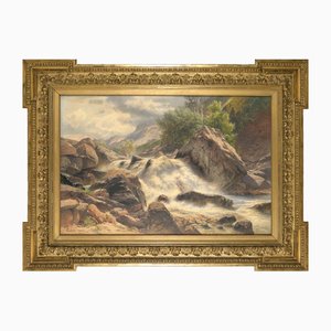Hermann Krabbes, Landscape, Watercolor on Paper