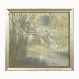 Ruja Bridges, Oil on Canvas, 20th Century