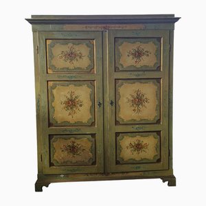 Vintage Tyrolean Lacquered Two-Door Wardrobe, 1980s