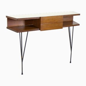 Italian Metal and Laminate Console, 1960s