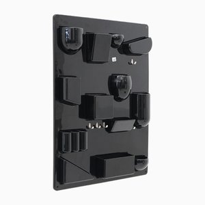 Black Uten.Silo Wall Organizer Tray by Dorothee Maurer Becker for Design M, 1960s
