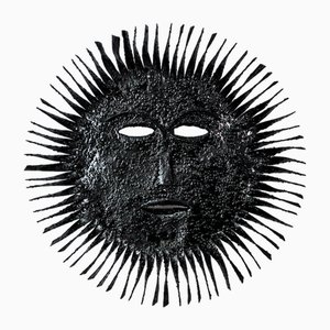 Grande Applique Soleil Brutaliste, Espagne, 1970s