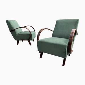 Set of Art Deco Style Armchairs by Jindřich Halabala for Up Závody