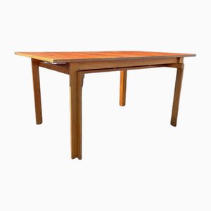 Mesa de comedor extensible danesa de Inger Klingenberg para France & Son, años 60