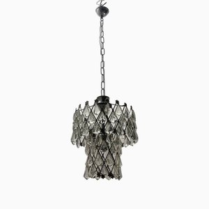 Lampe à Suspension en Cristal, 1950s