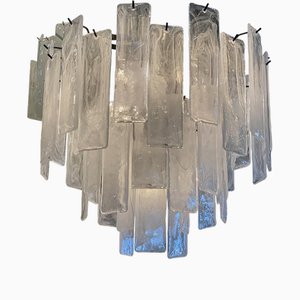Alabaster Strips Murano Glass Chandelier by Simoeng