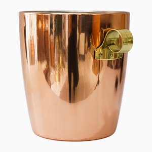 Copper Wine Cooler with Brass Handles, Schwitzerland, 1920s