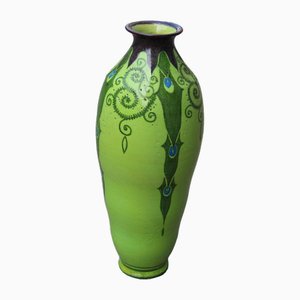 Vaso Art Deco verde, Italia, anni '20
