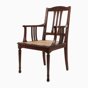 Fauteuil en Bois Marron, 1890s