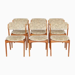 Chaises de Salle à Manger par Erik Buch pour OD Møbler, 1970s, Set de 6