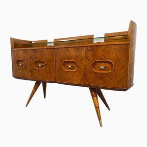 Italienisches Mid-Century Sideboard aus Birkenholz, 1950er