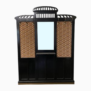 Art Nouveau Wardrobe in Black, 1890s