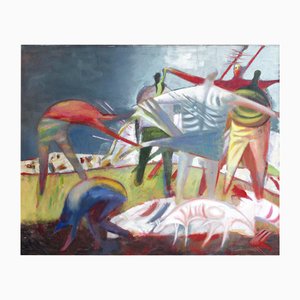 Victor Karnauh, Dream, Oil on Canvas