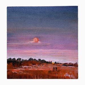 Barbara Hubert, Landscape, 2024, Oil on Board