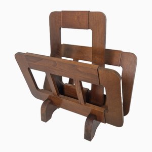 Portariviste vintage in legno, anni '60