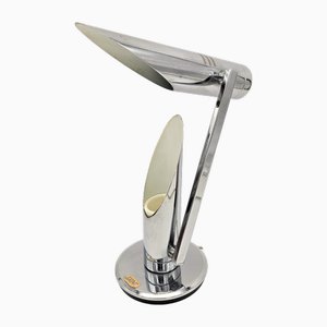 Chrome-Plated Tharsis Table Lamp by Luis Perez De Olivia Fase, 1973