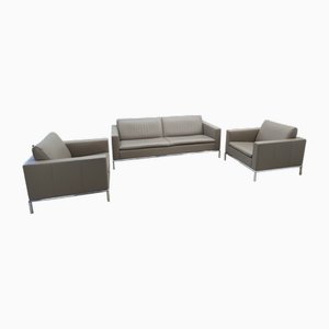 DS 4 Sofa aus Echtleder von De Sede, 1979, 3er Set