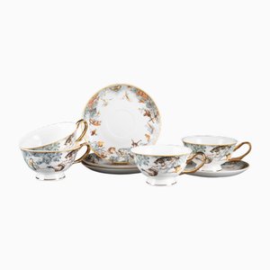 Vintage Tea Cups from Hermes, 1950s, Set of 4