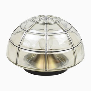 Vintage Glass Ceiling Lamp, 1970s