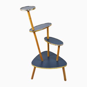 Vintage Bamboo Flower Stand, 1970s