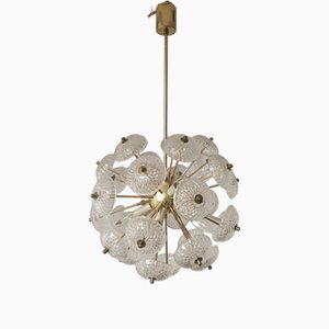Vintage Pompelisk Chandelier from Kamenický Šenov