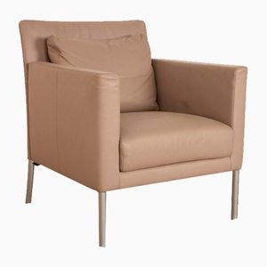 Poltrona in pelle di Walter Knoll / Wilhelm Knoll