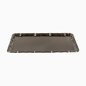 Viennese Art Deco Silver Serving Platter attributed to Jarosinski & Vaugoin, 1925
