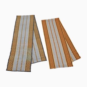 Alfombras suecas con decoración de cuadros, años 30. Juego de 2