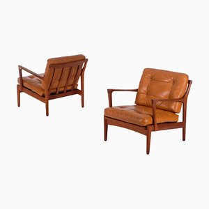 Kuba Sessel, Bertil Fridhagen zugeschrieben für Bodafors, Schweden, 1960er, 2er Set