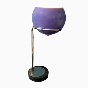 Lampada da scrivania Space Age Eyeball viola di Herda