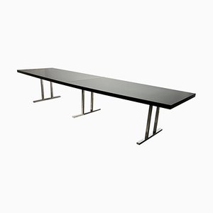 Black Large Dining / Conference Table from Kondor, 1970s