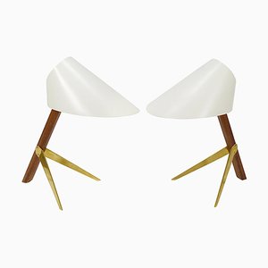 Lámpara de escritorio austriaca Mid-Century de JT Kalmar para Kalmar, años 60