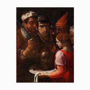 Paolo Guidotti, Salomé et Jean-Baptiste, XVIIe siècle, huile sur toile