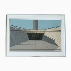 Richard Estes, Arch St. Louis from the Urban Landscapes No. I Portfolio, 1972, Sérigraphie