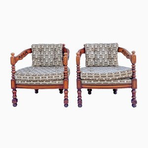 Gallery 1975 Stühle von Giorgetti, Italien, 1970er, 2er Set