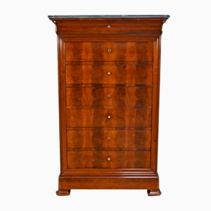 Mueble de caoba de madera nudosa, siglo XIX