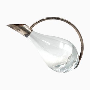 Hollywood Regency Silver Decanter from Masini, Florence, Italy, 1980s