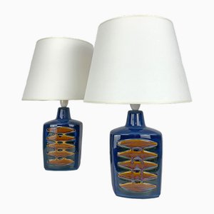 Lampade in gres e ceramica di Søholm, Danimarca, anni '60, set di 2