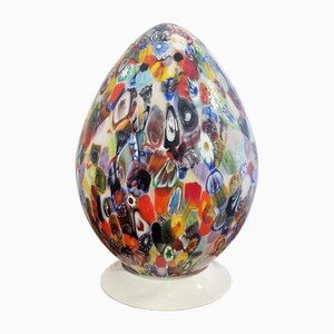 Lámpara de mesa Egg Murrine, años 80